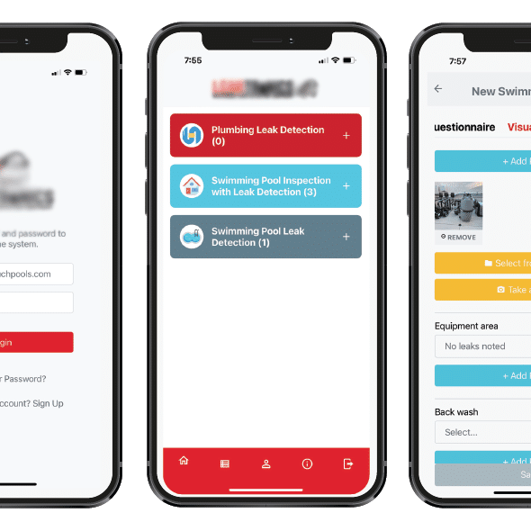 Leak Detection Application for Generating Reports