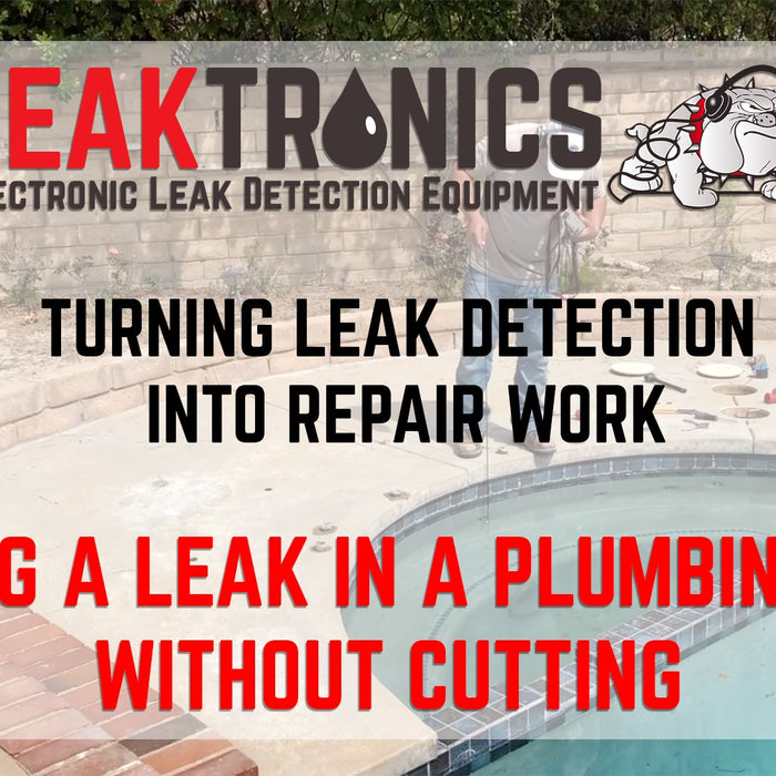 Turning Leak Detection Into Repair Work - Finding A Plumbing Leak Without Cutting - Simi Valley, CA