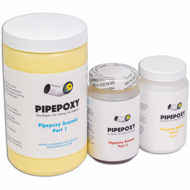 Pipepoxy Pro Complete Kit + 3 FREE Accumix Reffils